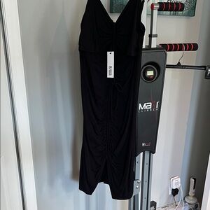 BBDakota brand new  Black Ruched Bodycon Dress